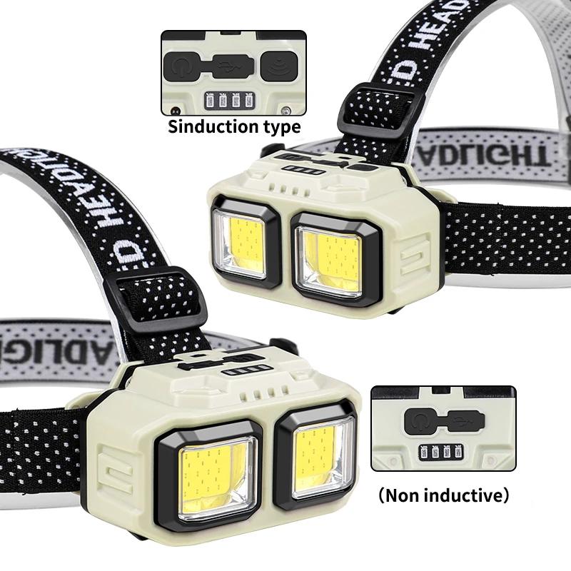  LED HeadlampTorch USB    Ʈ   Ʈ ķ  ̴ Ʈ  ġ